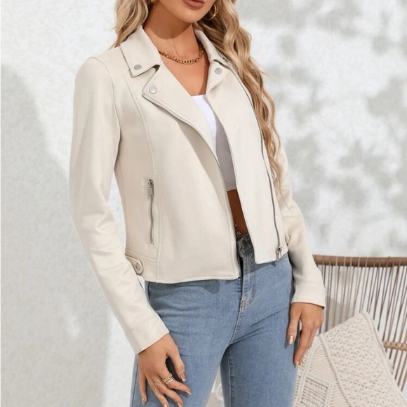 Boho zip up moto jacket - Picture 4 of 16